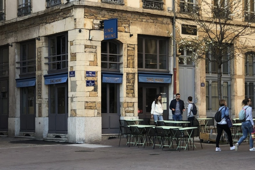 Le restaurant Cinq Mains à 69005 Lyon recommandé