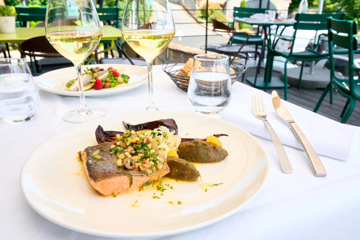Le restaurant Cuisine a manger (L'Ermitage Hotel ) à 69450 Saint-Cyr-au-Mont-d'Or recommandé