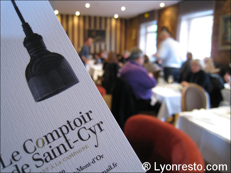 Le Comptoir de Saint Cyr (St Cyr) restaurant SaintCyrauMontd'Or