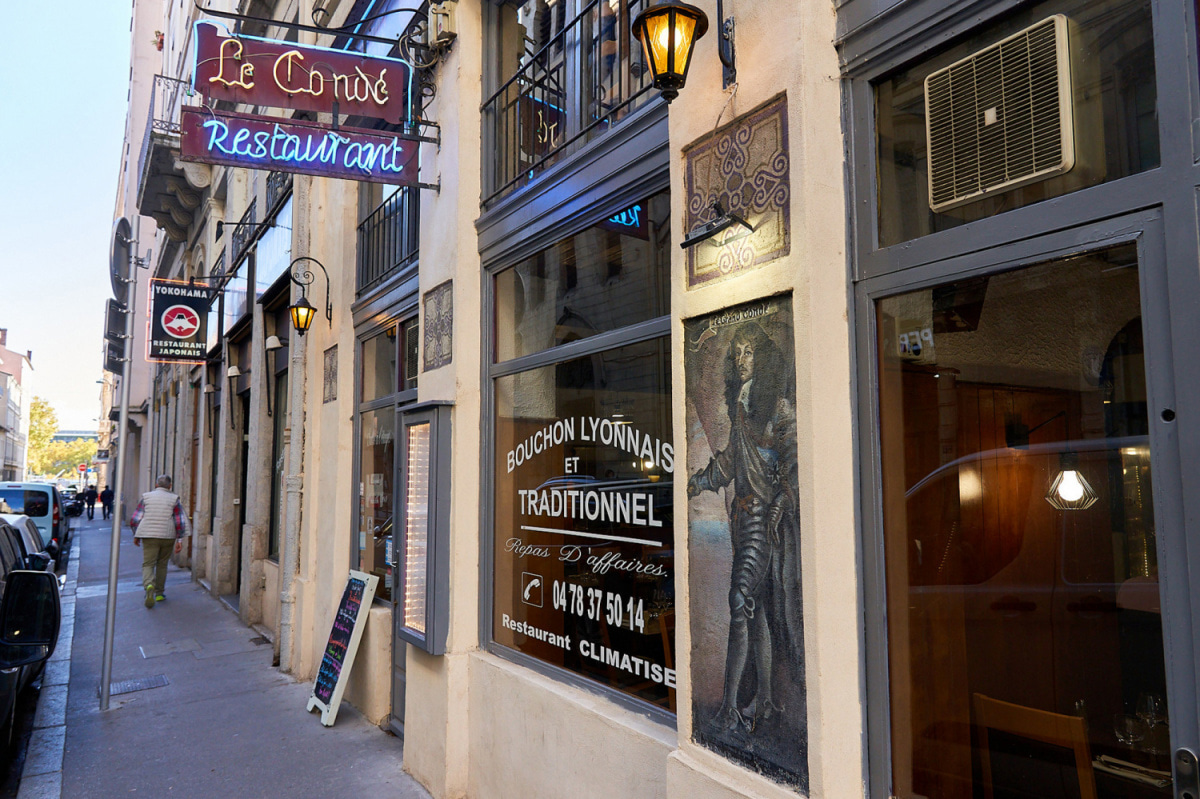 Le restaurant Le Condé à 69002 Lyon recommandé